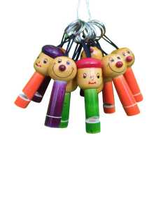 Keychain - Whistle - Set of 10 - Assorted Color