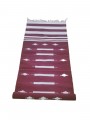 Warangal Durry - 2x6 Feet - Maroon-White - Geographical Indexed Warangal Durry - 2x6 Feet - Maroon-White - Geographical Indexed