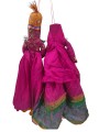 Rajasthani Kathputli, Dark Pink Combo - Geographical Indexed Rajasthani Kathputli, Dark Pink Combo - Geographical Indexed