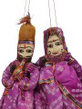 Rajasthani Kathputli, Purple Pink Combo - Geographical Indexed